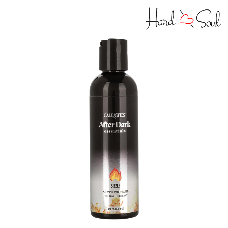A 4 oz bottle of After Dark Essentials Sizzle Ultra Warming Water-Based Lubricant - HardnSoul