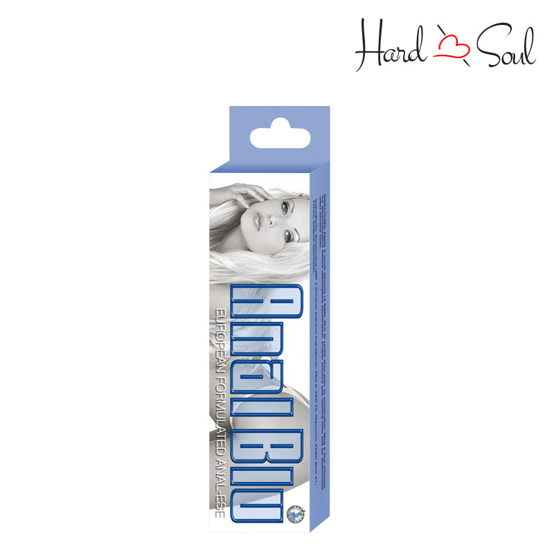 A box of Anal Blu Desensitizing Lubricant 0.5oz - HardnSoul