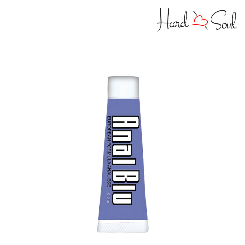 A 0.5oz tube of Anal Blu Desensitizing Lubricant - HardnSoul