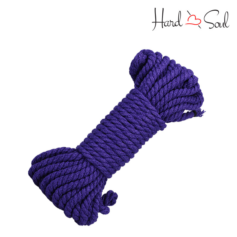 Band Tie 6mm Hemp Bondage Rope Blue - HardnSoul