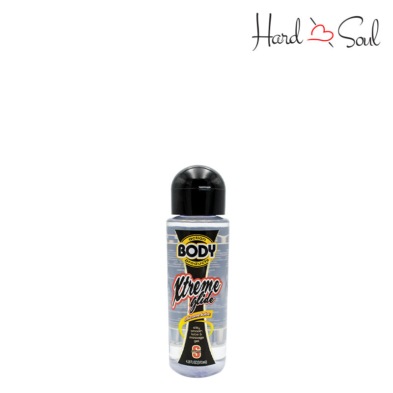 A 4.8 oz bottle of Body Action Xtreme Glide - HardnSoul