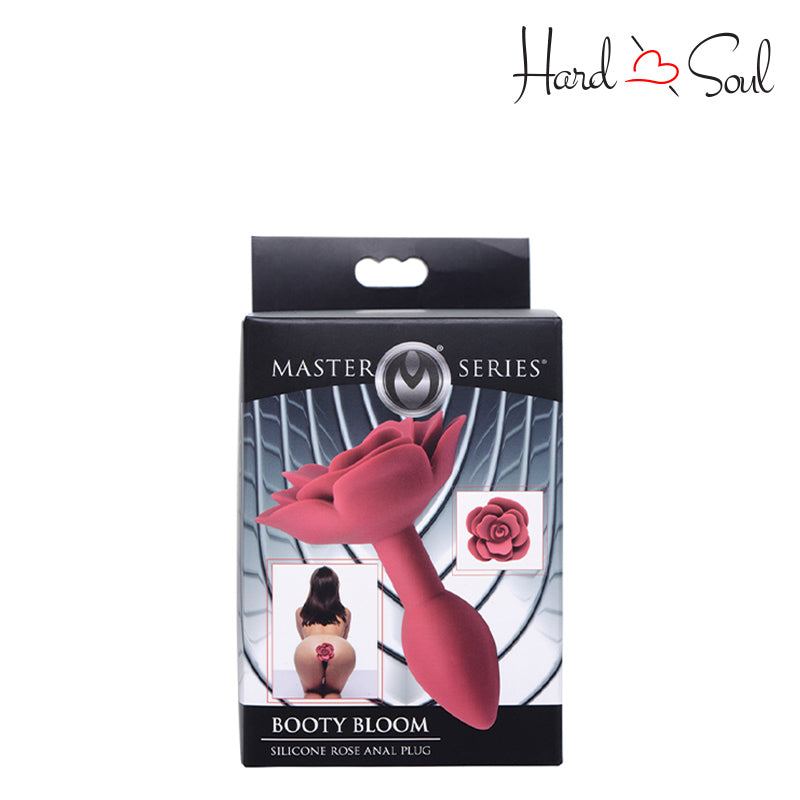 Small Box of Booty Bloom Silicone Rose Anal Plug - HardnSoul