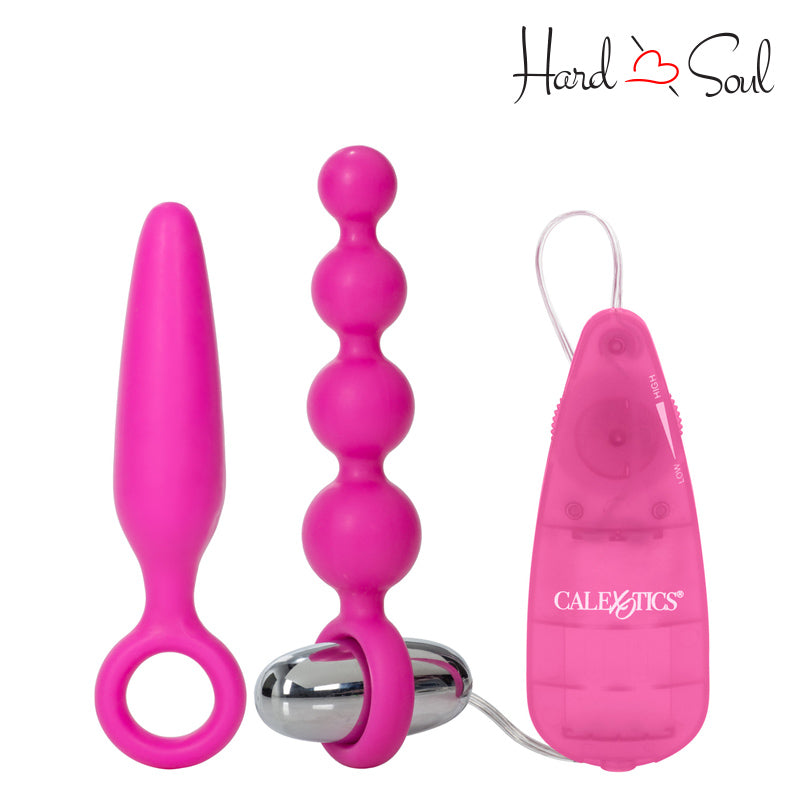 A Booty Call Vibro Kit Pink - HardnSoul