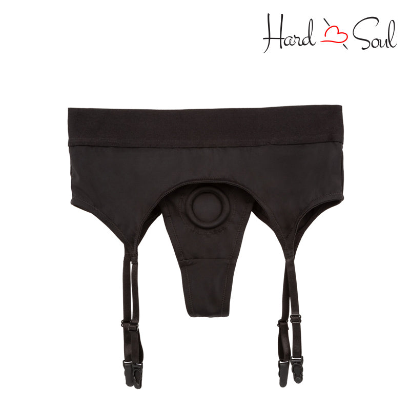 Front Side of Boundless Thong with Garter S/M - HardnSoul