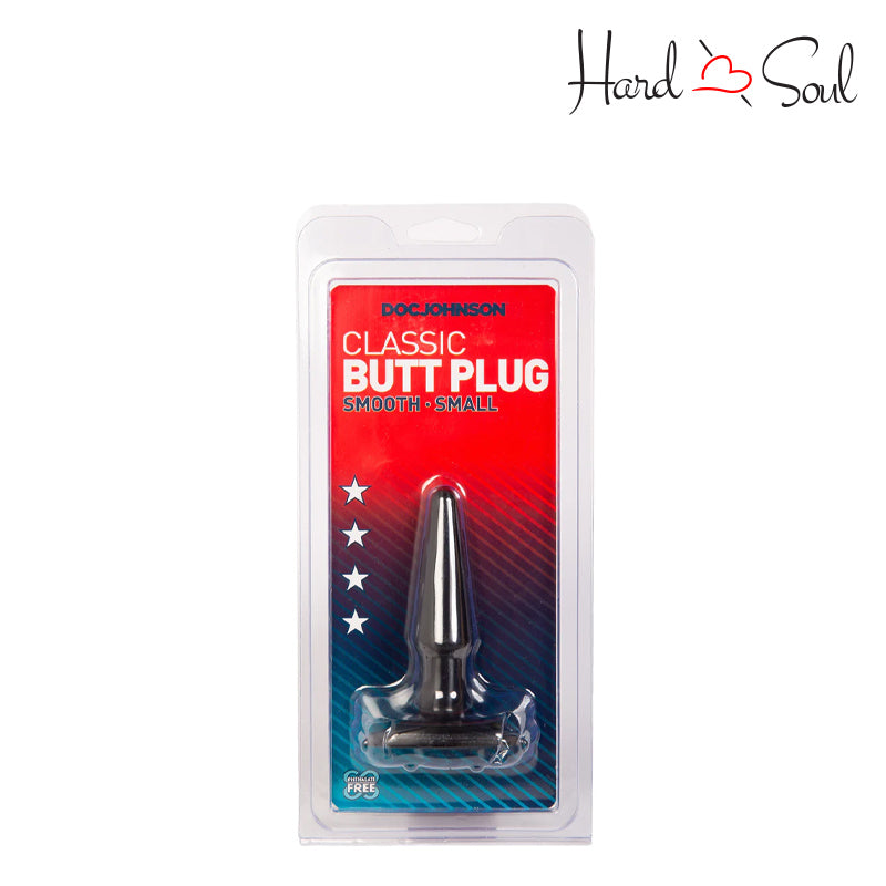 A Box of Classic Butt Plug Small Black - HardnSoul