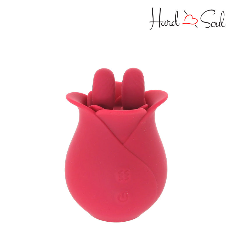 A Clit-Tastic Tulip Finger Massager Red - HardnSoul