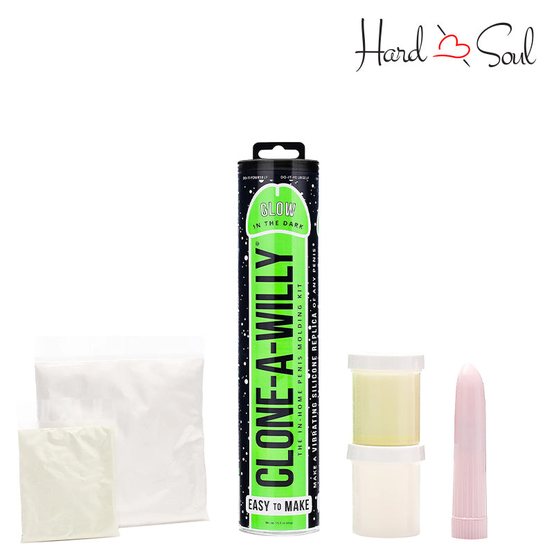 Clone-A Willy Glow In the Dark Vibe Kit - HardnSoul