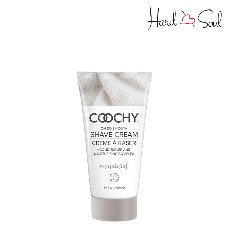 A Tube of Coochy Shave Cream Au Natural 3.4oz - HardnSoul