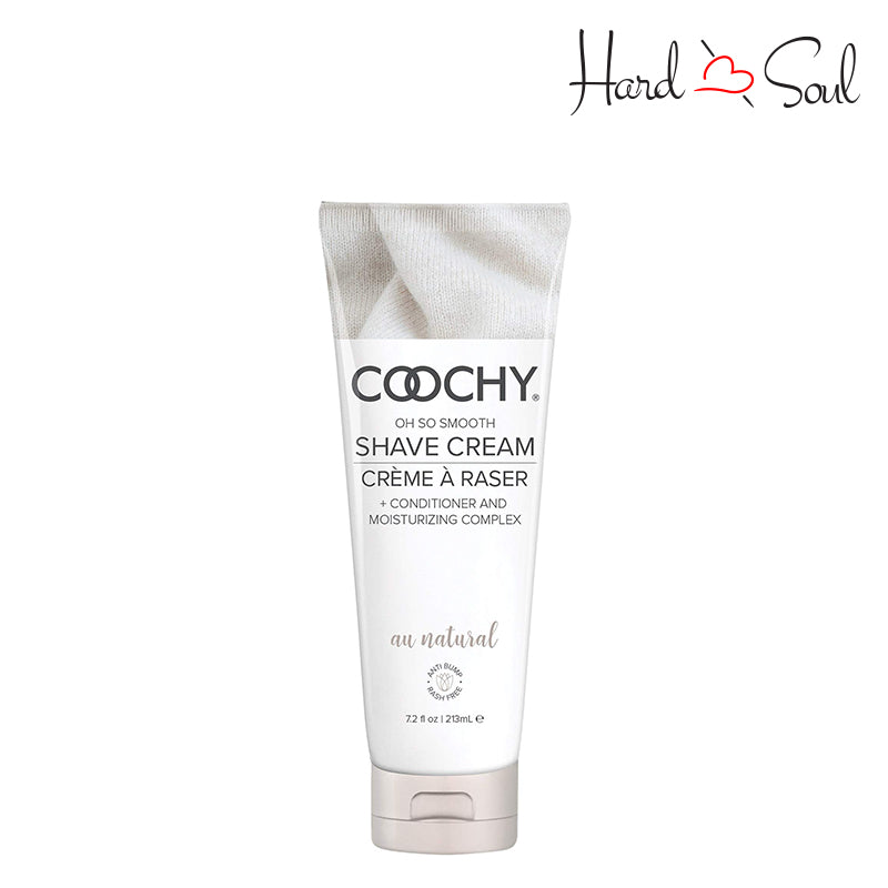 A Tube of Coochy Shave Cream Au Natural 7.2oz - HardnSoul