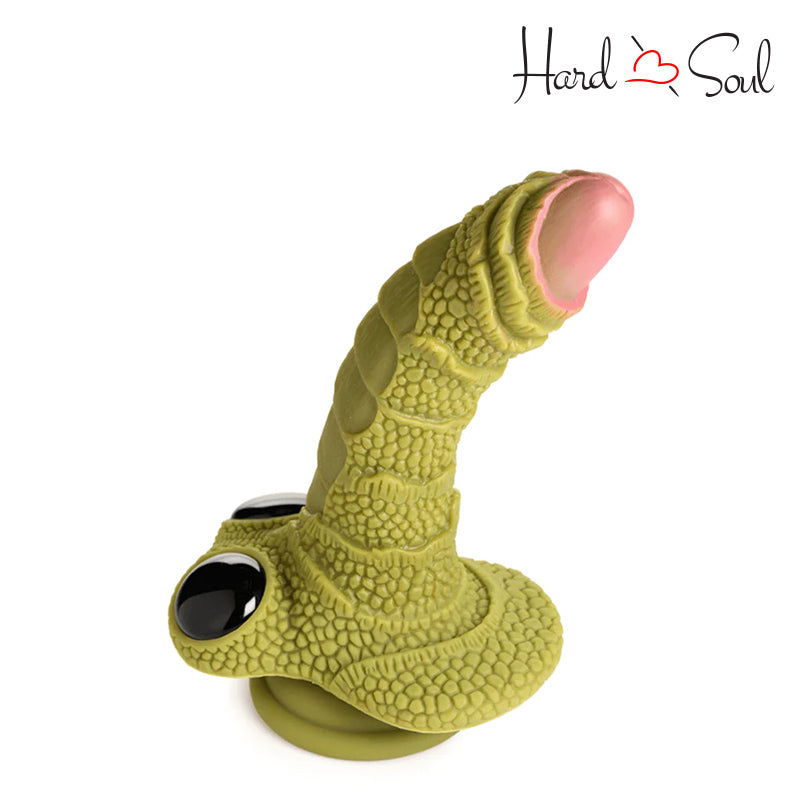 Side of Creature Cocks Swamp Monster Green Scaly Dildo - HardnSoul