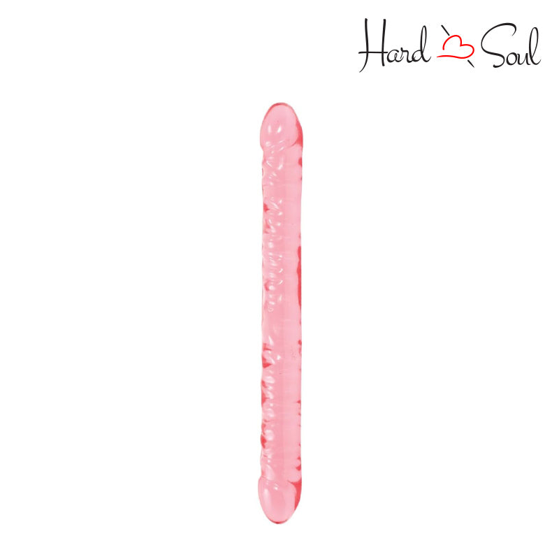 A Crystal Jellies Double Dong Pink 18" - HardnSoul