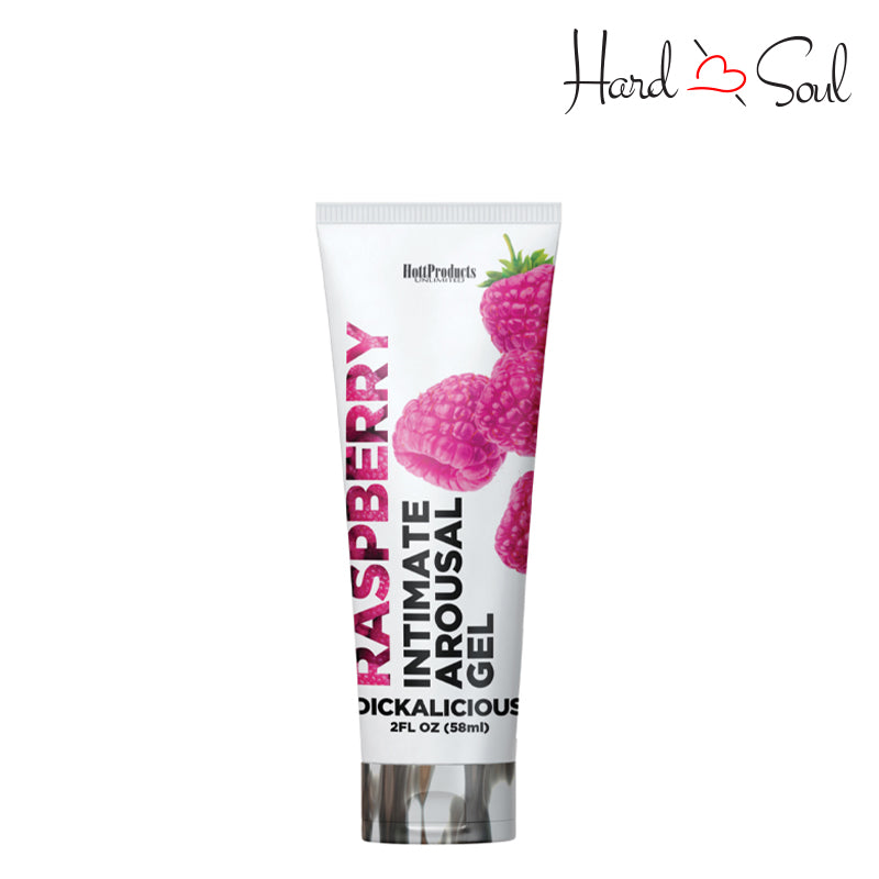A Tube of Dickalicious Penis Arousal Gel Raspberry 2oz - HardnSoul