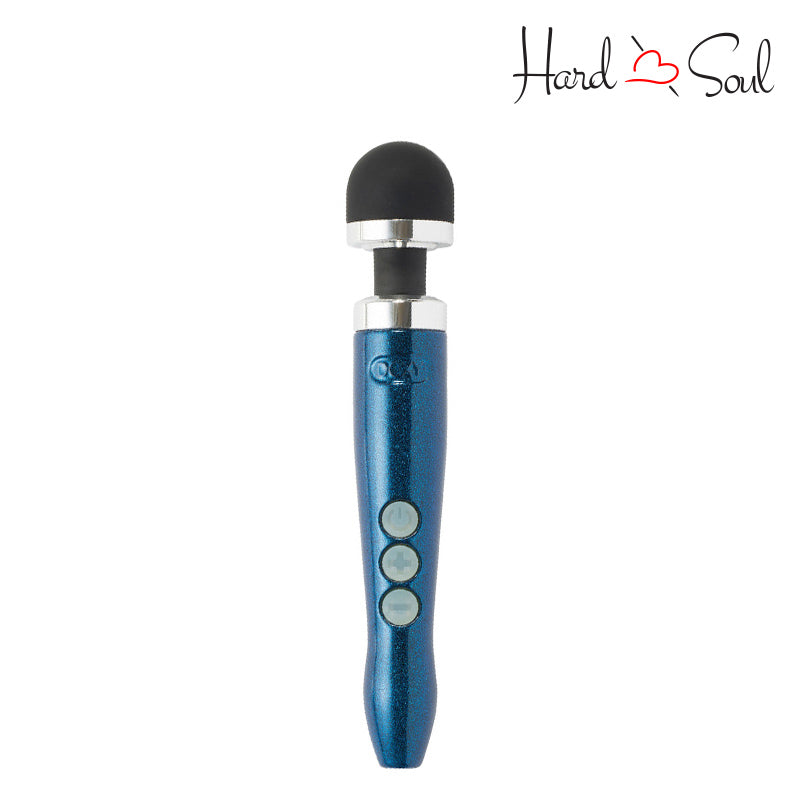 A Doxy Die Cast 3R Wand Massager Blue Flame with adjustment buttons - HardnSoul