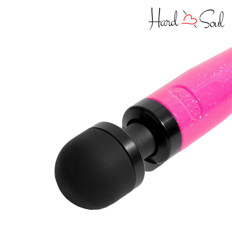 Top of Doxy Die Cast 3R Wand Massager Hot Pink - HardnSoul