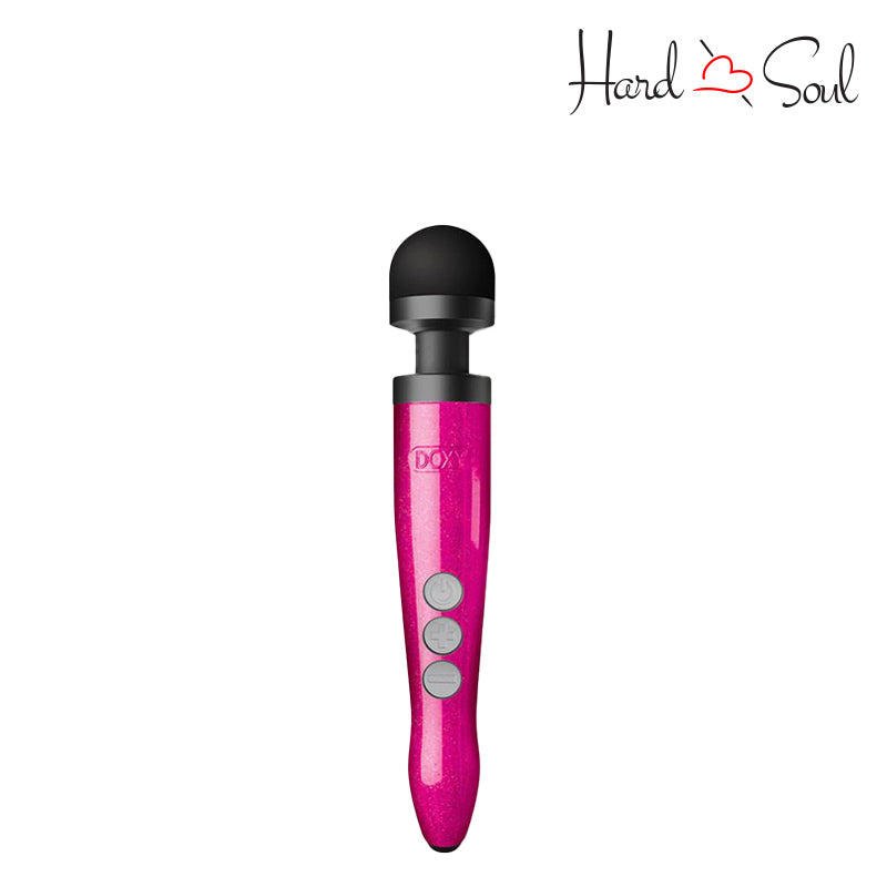 A Doxy Die Cast 3R Wand Massager Hot Pink with adjustment button - HardnSoul
