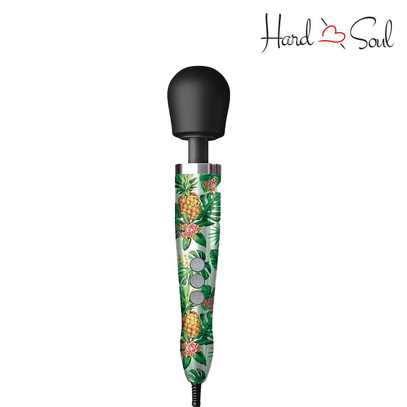 A Doxy Die Cast 3R Wand Massager Pineapple with adjustment buttons - HardnSoul