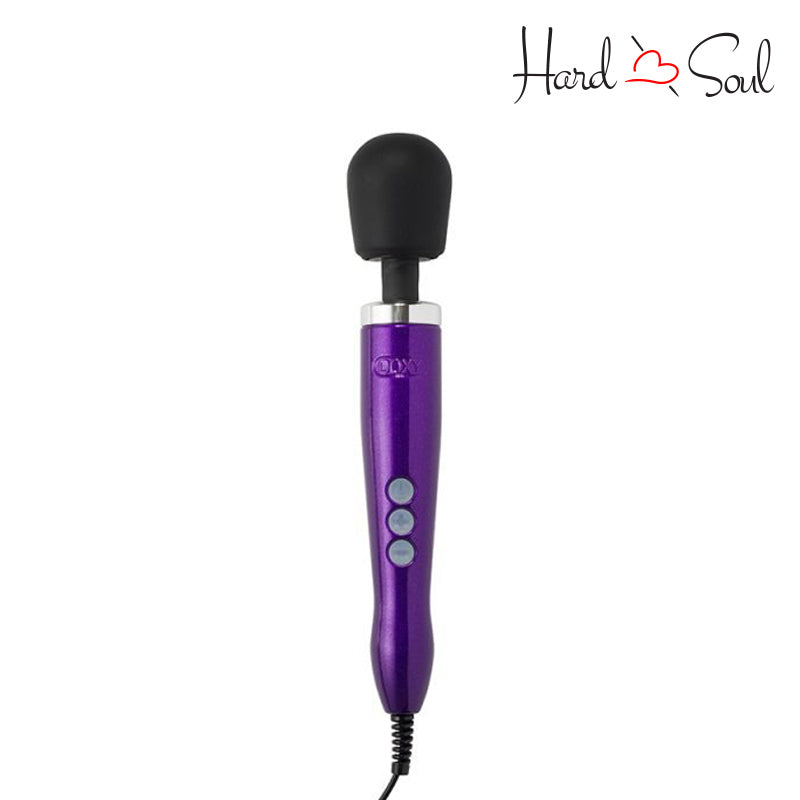 A Doxy Die Cast Wand Massager Purple with adjustment button - HardnSoul