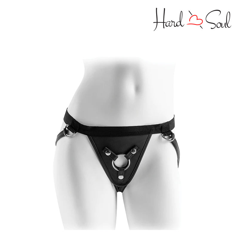 Front Side of Fetish Fantasy Perfect Fit Harness - HardnSoul