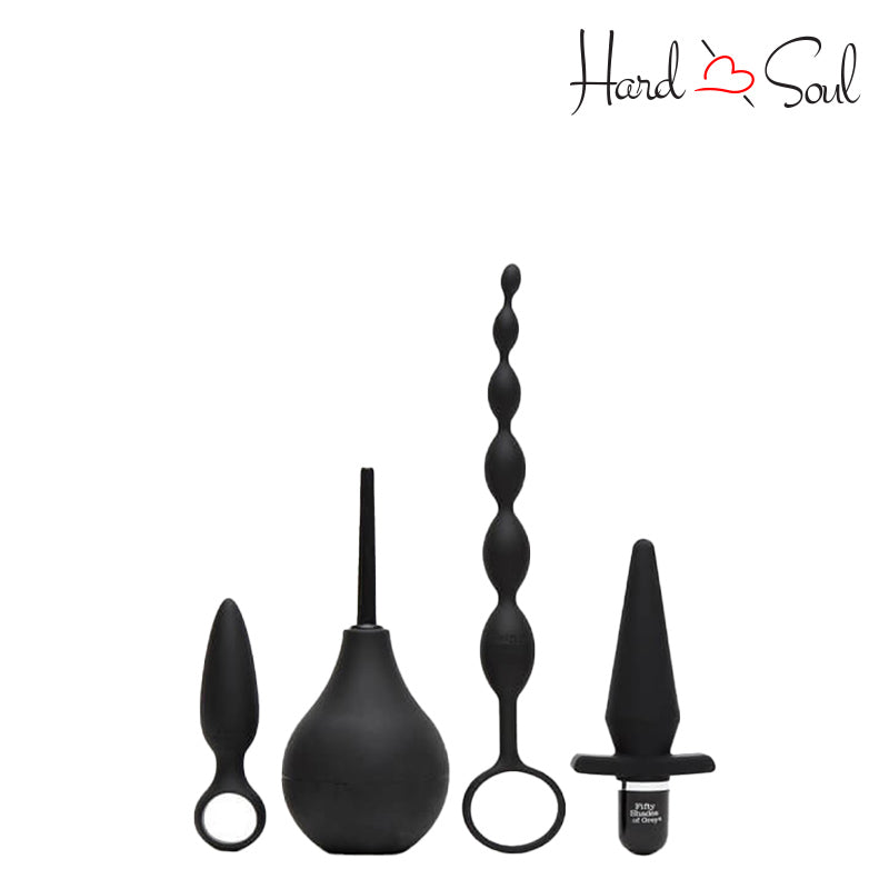 Four piece anal starter kit of Fifty Shades of Grey Take It Slow - HardnSoul