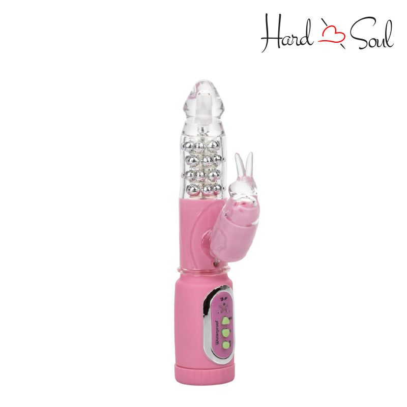 A First Time Jack Rabbit Vibrator Pink with adjustment button - HardnSoul