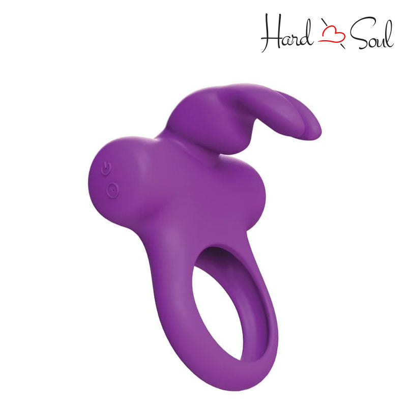 A Frisky Bunny Vibrating Ring Purple - HardnSoul