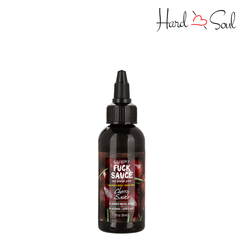 A Bottle of Fuck Sauce Flavored Water Based Personal Lube Cherry 2oz - HardnSoul