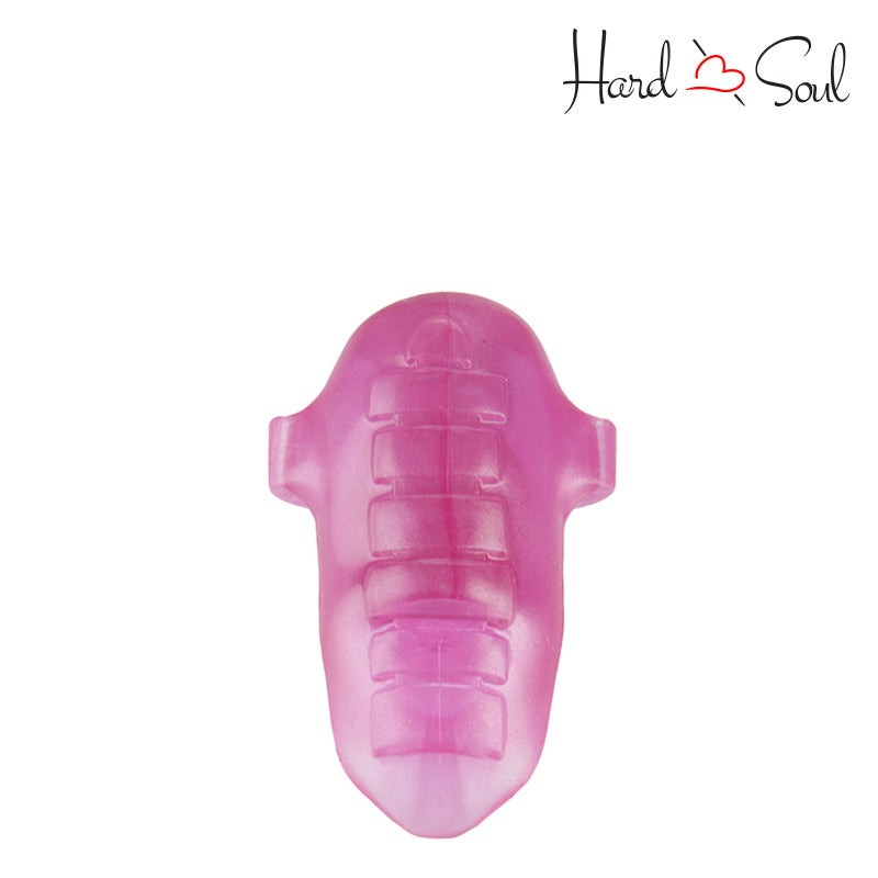 Front Side of GoodHead Vibrating Tongue Ring Pink - HardnSoul
