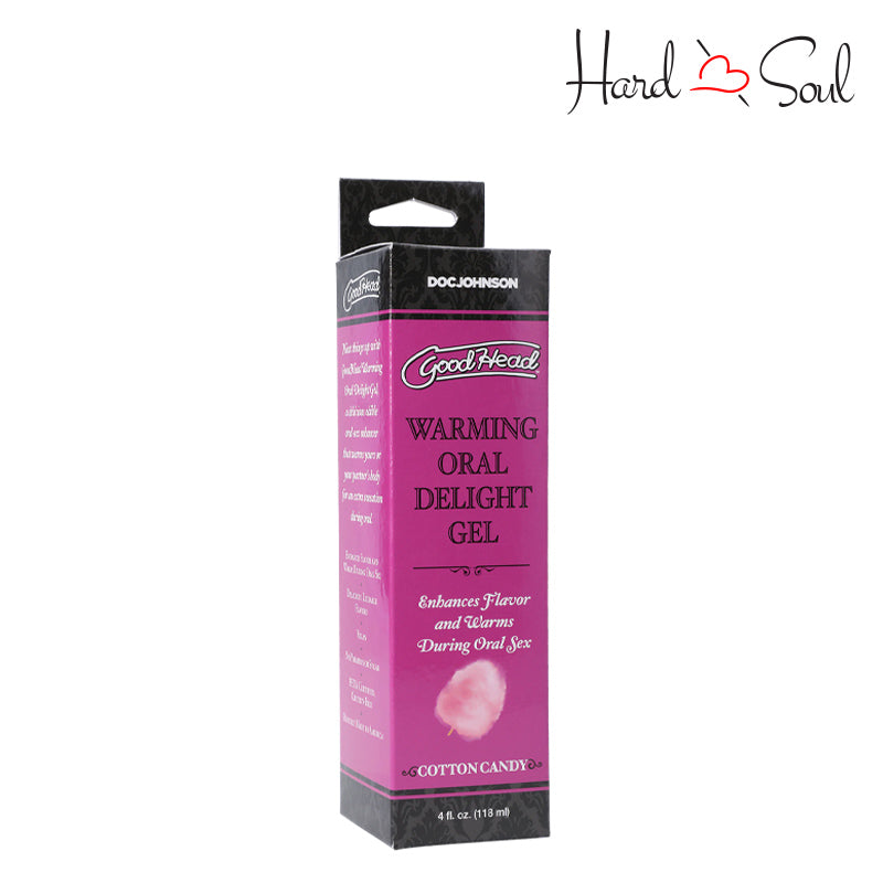 A Box of GoodHead Warming Oral Delight Gel Cotton Candy - HardnSoul