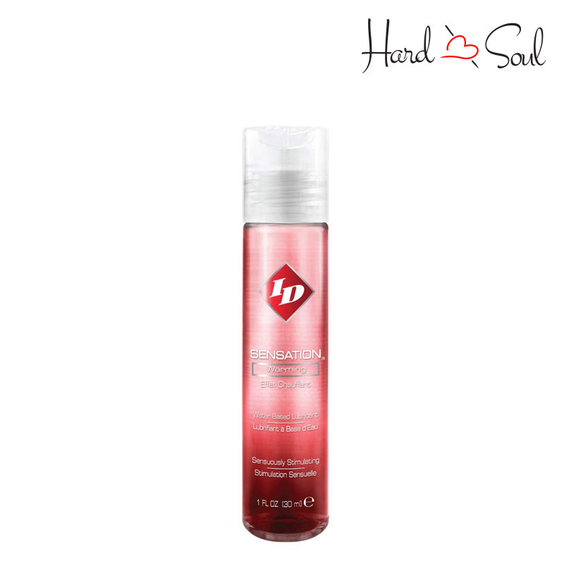 A 1 oz bottle of ID Sensation Warming Lubricant - HardnSoul