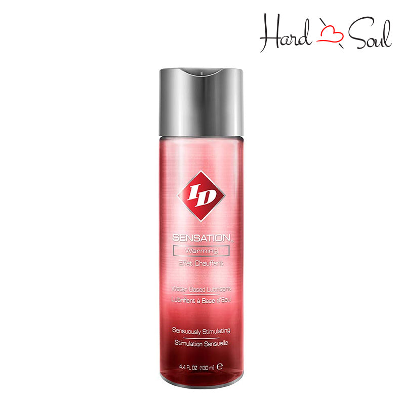 A 4.4 oz bottle of ID Sensation Warming Lubricant - HardnSoul