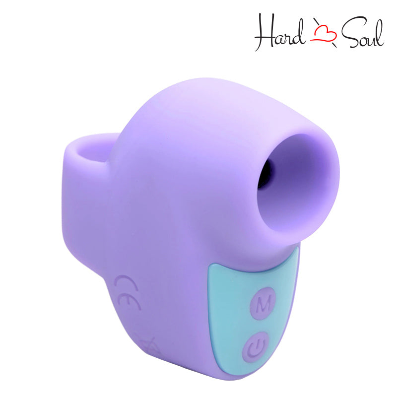 A Inmi Shegasm Mini Clitoral Stimulator Purple with adjustment buttons - HardnSoul