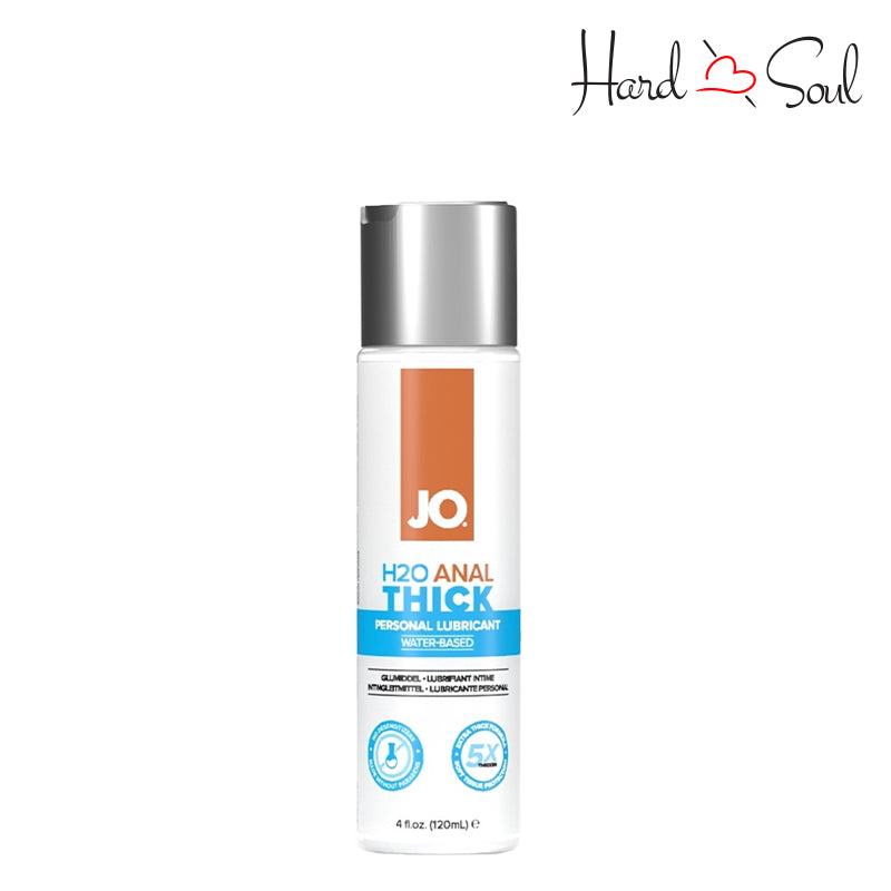 4oz bottle of JO H2O Anal Thick Water Based Lubricant - HardnSoul