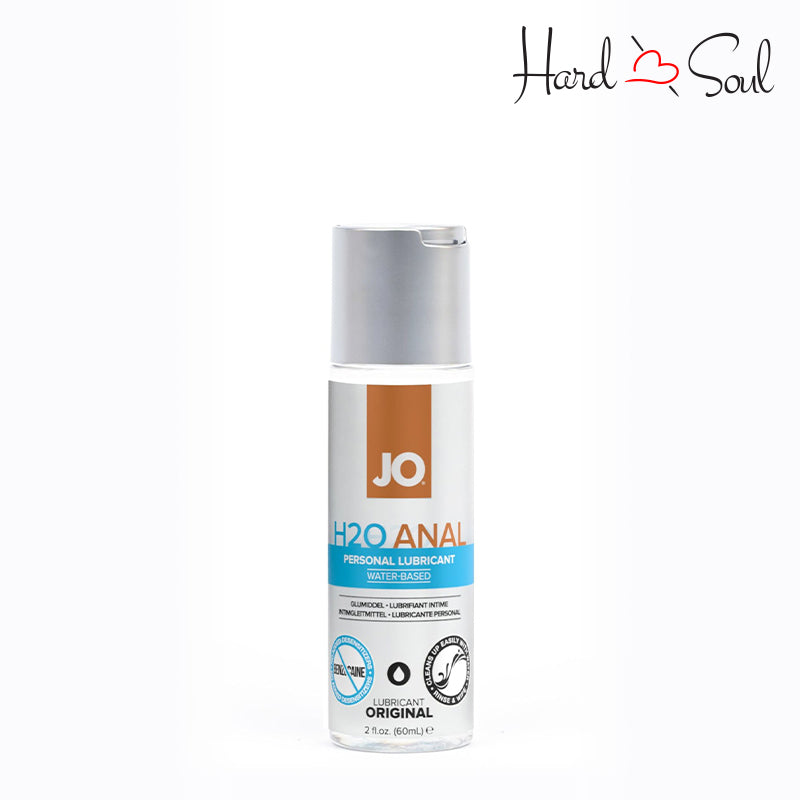 2oz bottle of JO H2O Anal Water Based Lubricant - HardnSoul