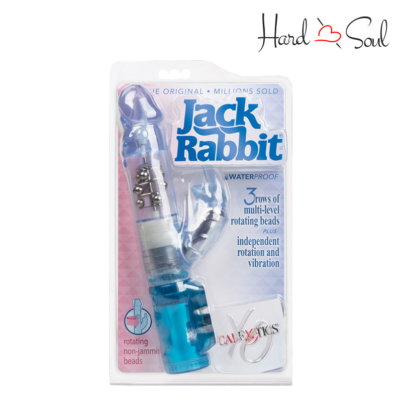 Front Side of Jack Rabbit Waterproof Rabbit 3 Rows Blue Box - HardnSoul