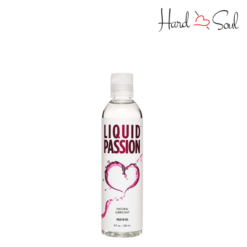 8oz bottle of Liquid Passion Natural Lubricant - HardnSoul