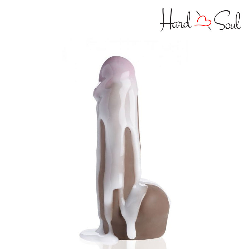 A Loadz Dual Density Squirting Dildo Chocolate 8" - HardnSoul