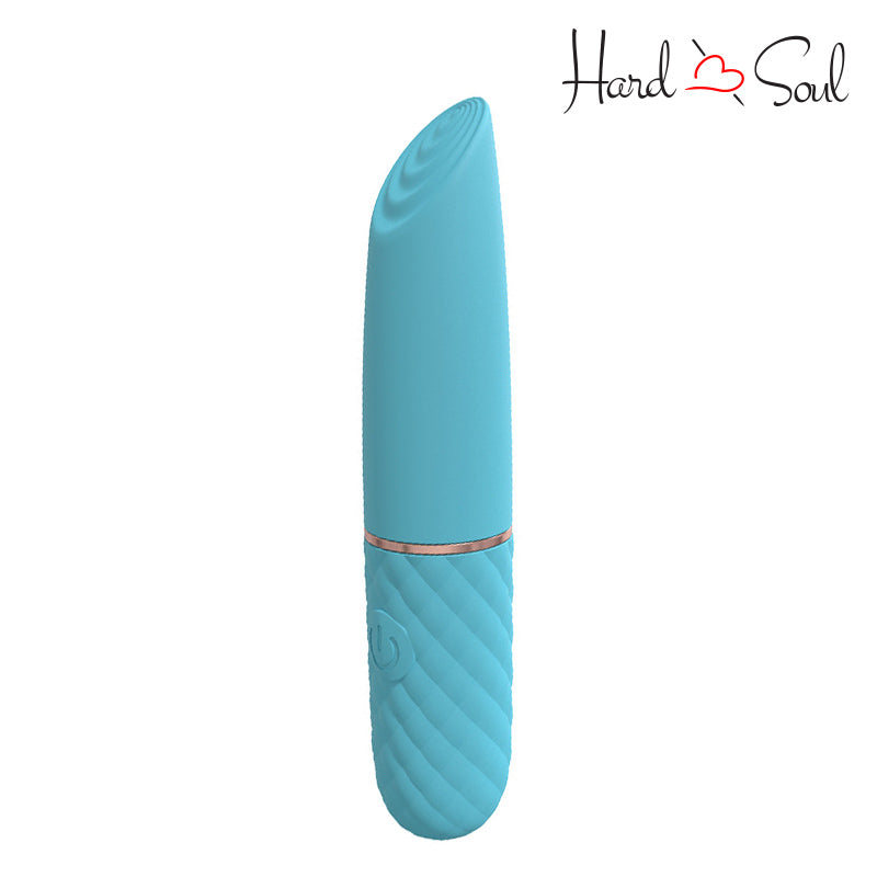A LoveLine Beso Mini Lipstick Vibrator Blue - HardnSoul