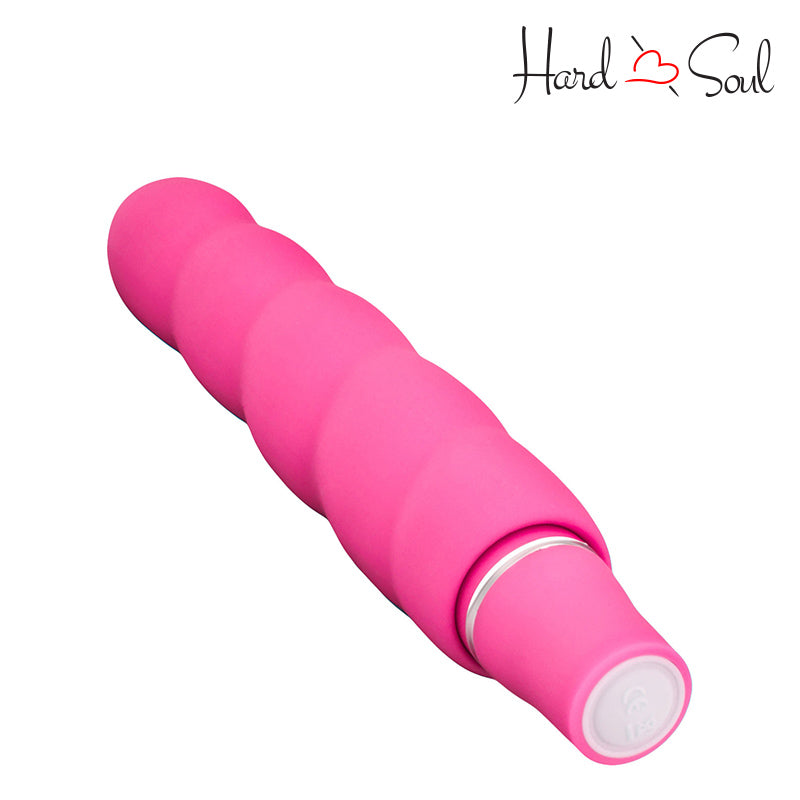 Bottom Side of Luxe Anastasia Silicone Vibrator Pink - HardnSoul