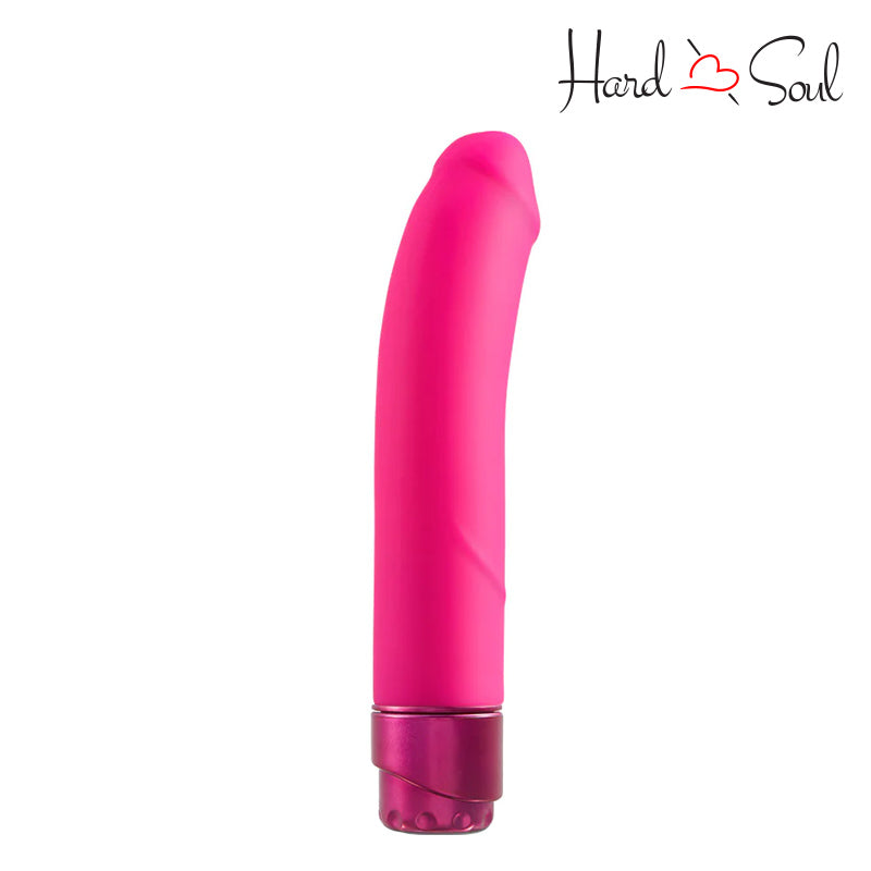 A Luxe Beau Vibrating Dildo Pink 8.5" - HardnSoul