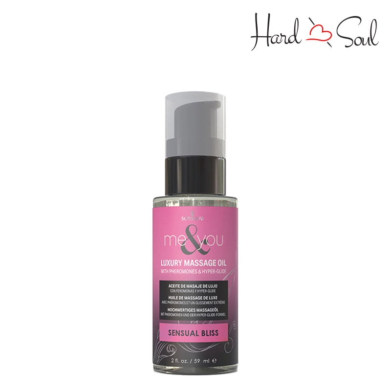 A Bottle of Me & You Pheromone Infused Luxury Massage Oil Sensual Bliss 2oz - HardnSoul