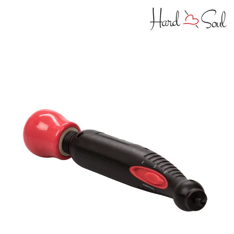 Bottom Side of Miracle Wand Massager Red - HardnSoul