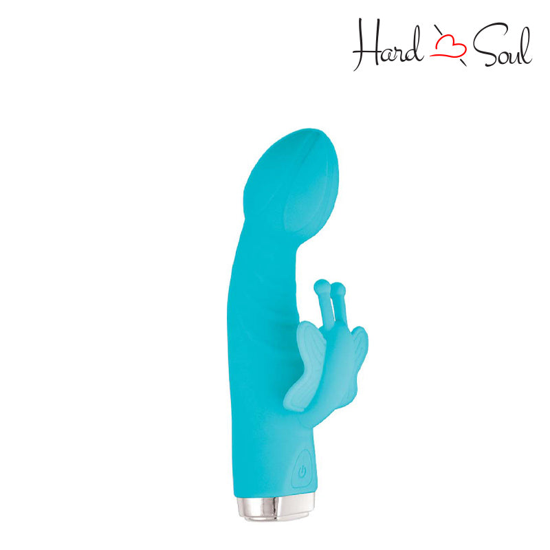A My Secret Butterfly Rabbit Vibrator Aqua - HardnSoul
