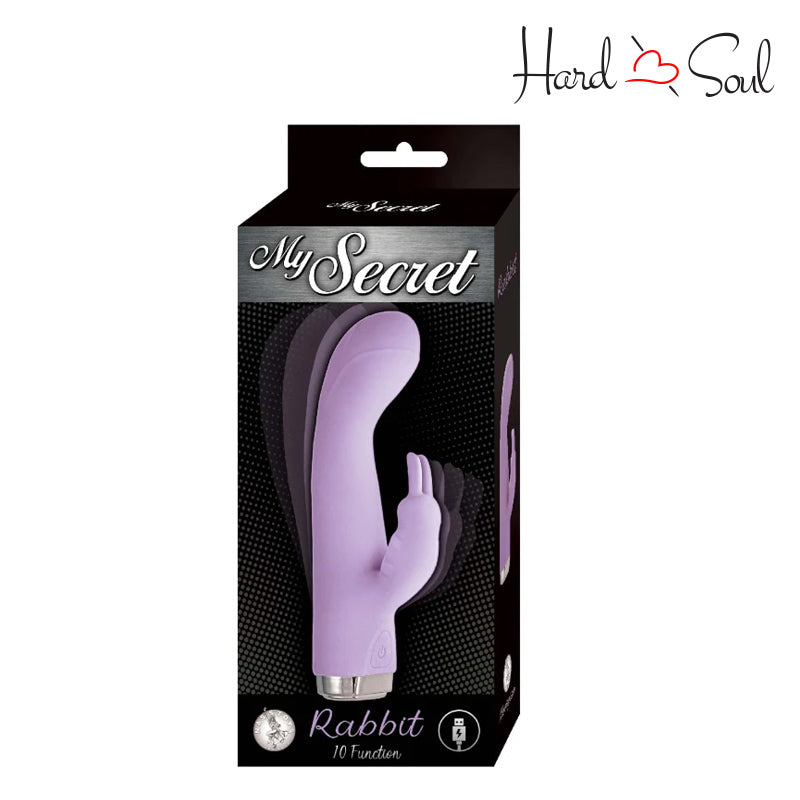 A Box of My Secret Rabbit Vibrator Purple - HardnSoul