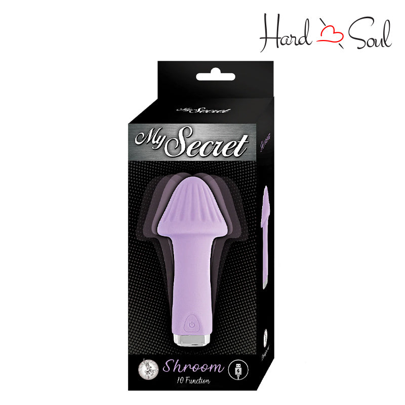 A Box of My Secret Shroom Vibrator Purple - HardnSoul