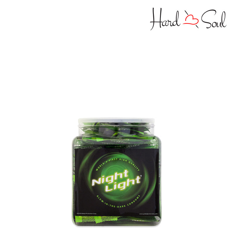 A box of Night Light Condoms 144 Count - HardnSoul