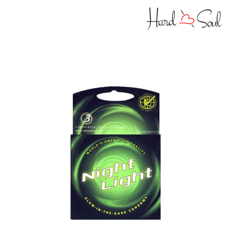 A box of Night Light Condoms - HardnSoul