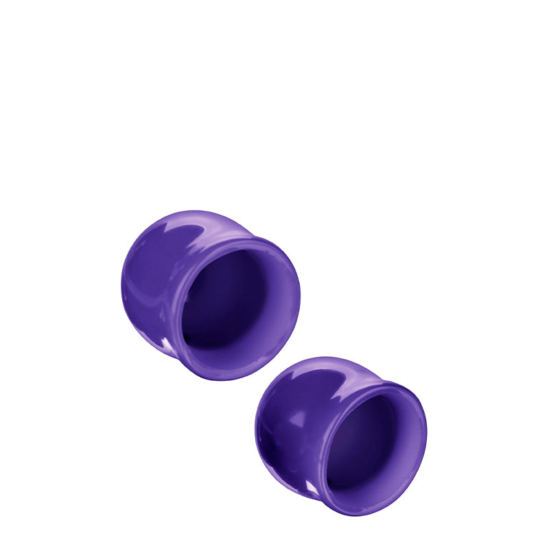 Bottom Side of Nipple Play Mini Nipple Suckers Purple - HardnSoul