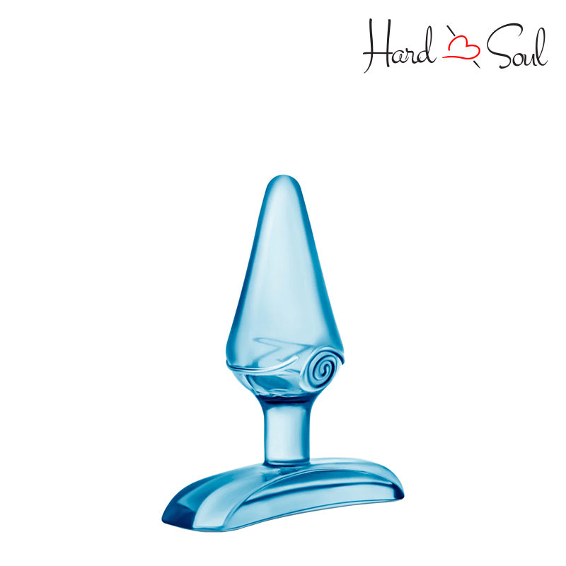Side of Play With Me Hard Candy Anal Plug Blue - HardnSoul