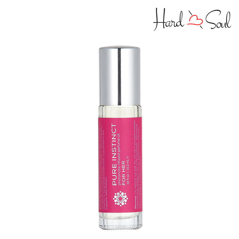 A .34oz bottle of Pure Instinct Pheromone Oil For Her - HardnSoul