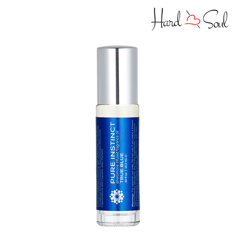 A .34oz Bottle of Pure Instinct Pheromone Oil True Blue - HardnSoul